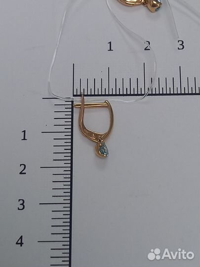 Золотые серьги Арт 138