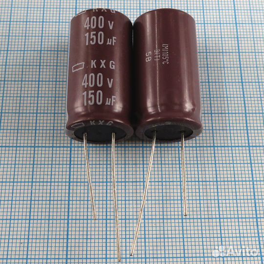 150uF 400v 400v150uF 18x34 KXG - Электролитический