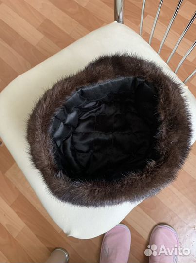 Шапка норковая новая