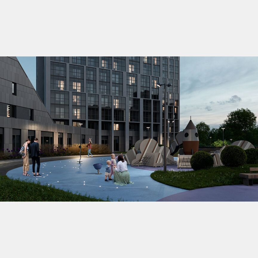 3-к. квартира, 65 м², 19/25 эт.