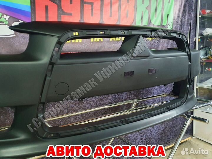 Бампер Mitsubishi lancer x рестайлинг 2011 лансер