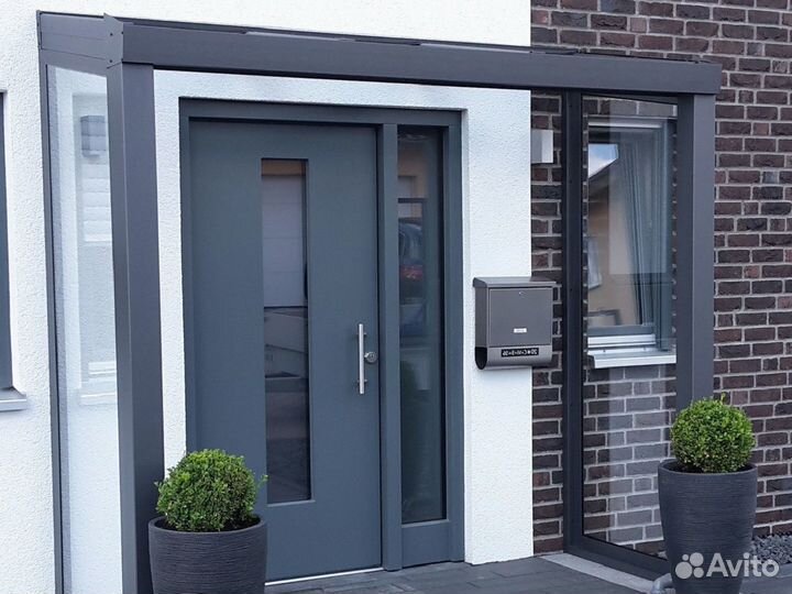 Двери алюминиевые