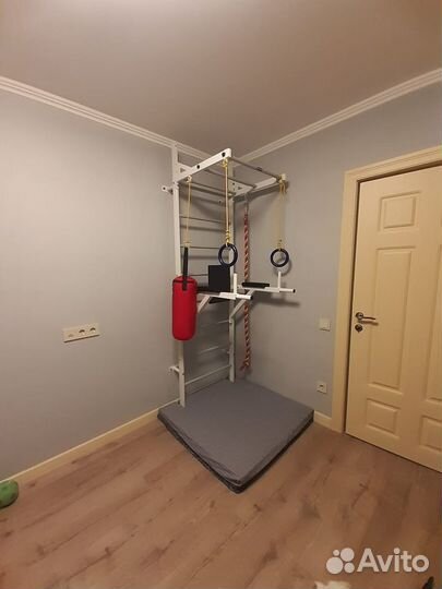 Шведская стенка детская кольца брусья канат