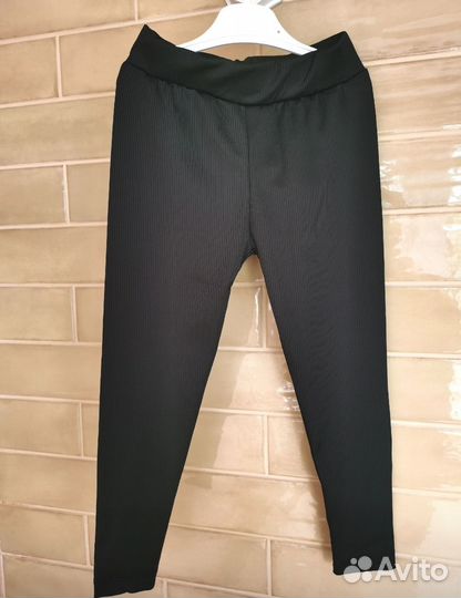 Лосины для девочки в рубчик