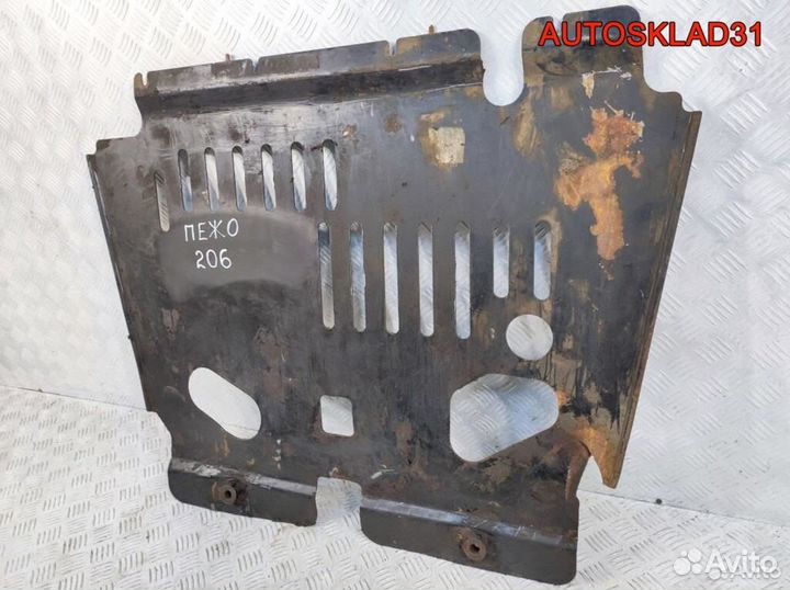 Защита двигателя Peugeot 206