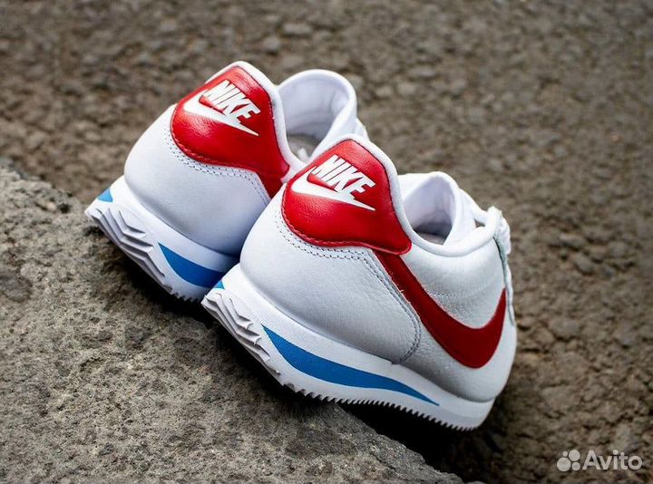 Кроссовки Nike Cortez Classic White Red Leather