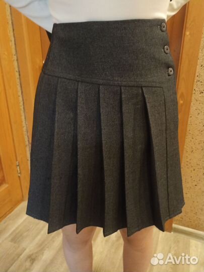 Школьная форма для девочки серая