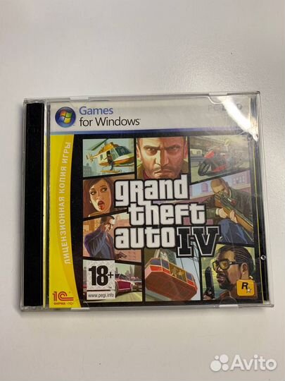 GTA 4 PC лицензионная версия на диске