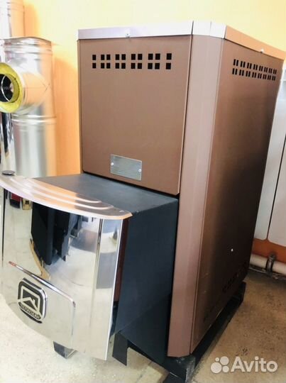 Дровяная печь для бани Тамань