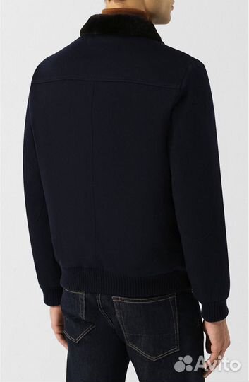 Кашемировая куртка-бомбер Kiton