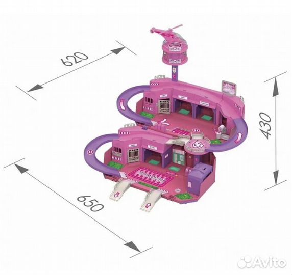 Автоледи игровая трасса для девочкк