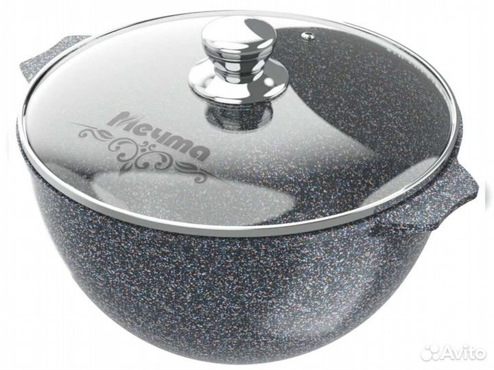 Казан 7л для плова Гранит star