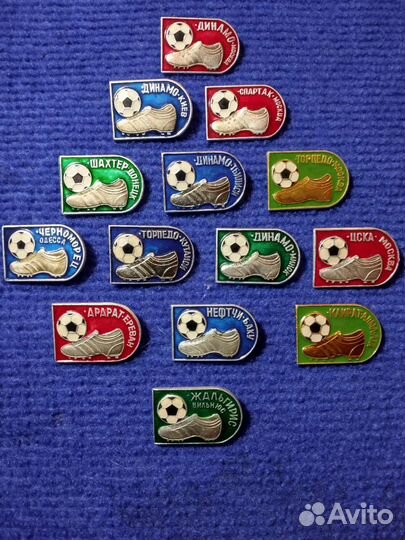 Значки футбольных клубов СССР