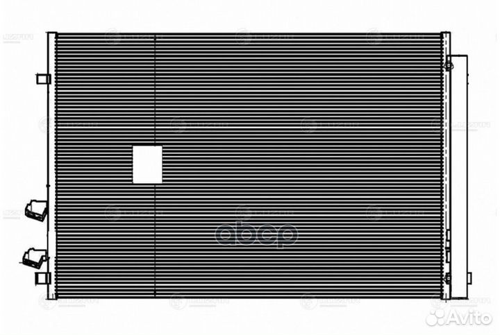 Радиатор кондиционера VW Crafter 16- 2.0 TDi