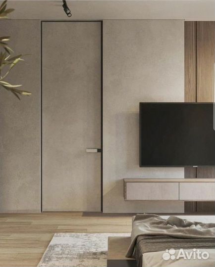 Двери межкомнатные скрытого монтажа invisible