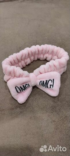 Повязка для волос женская косметическая