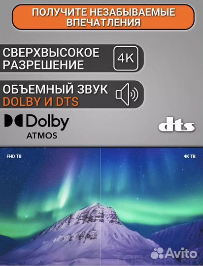 Тв Приставка Xiaomi TV Stick 4K Медиаплеер