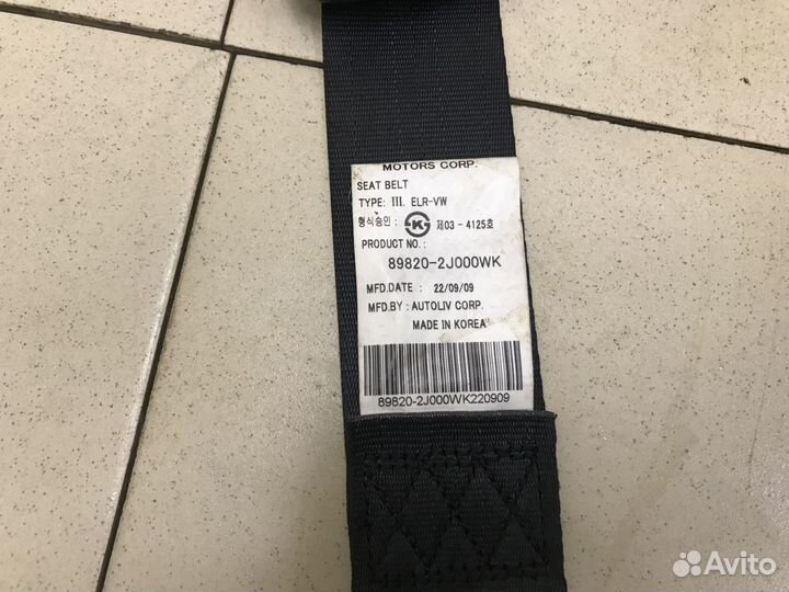 Ремень безопасности Mohave 2009