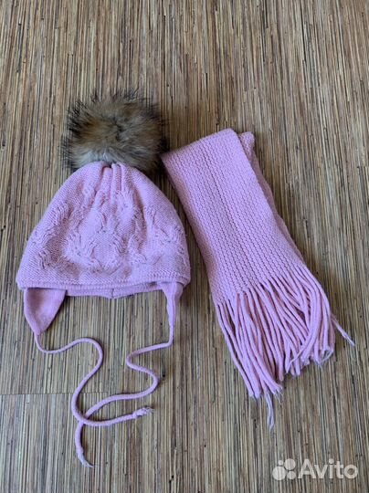 Комплект шапка, шарф