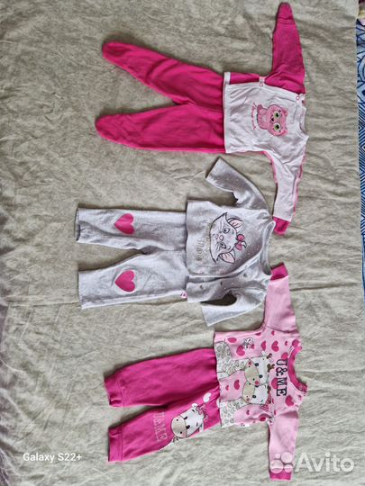 Одежда для грудничков размер 56-62