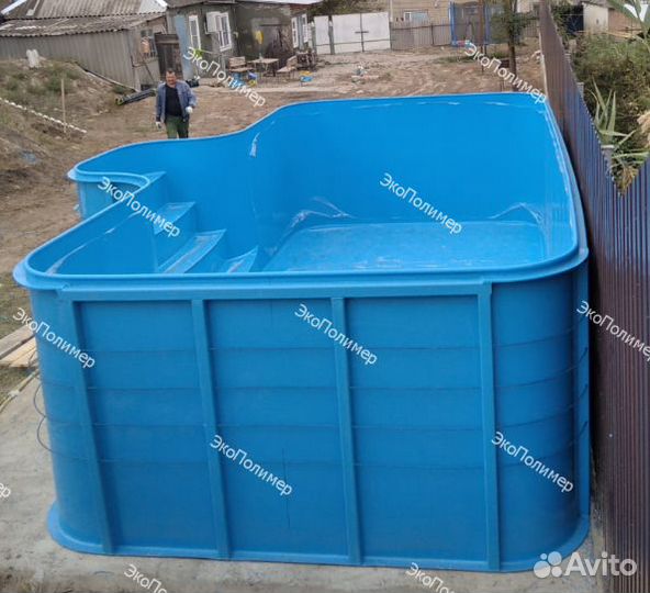 Бассейн, купель из полипропилена