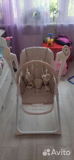Музыкальный стульчик для кормления. Музык. качель