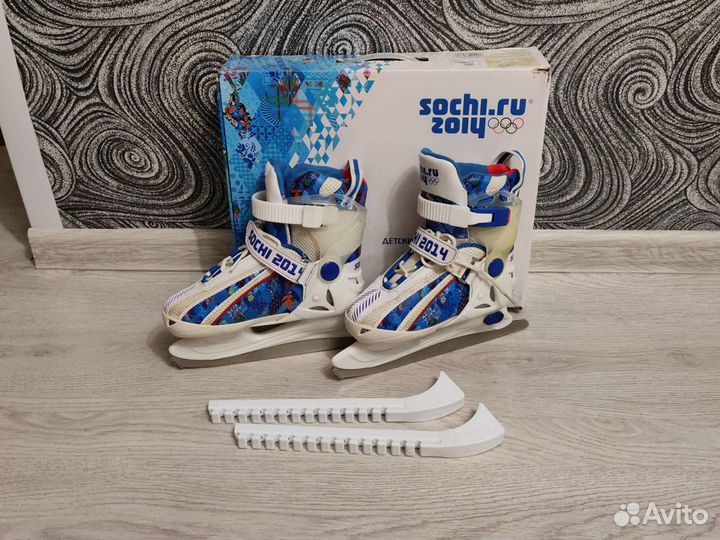 Коньки р.29-33 раздвижные