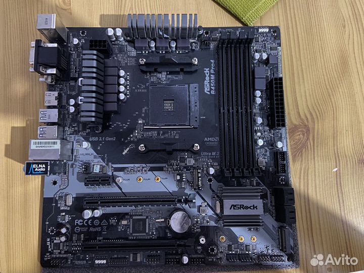 Материнская плата asrock b450m pro4