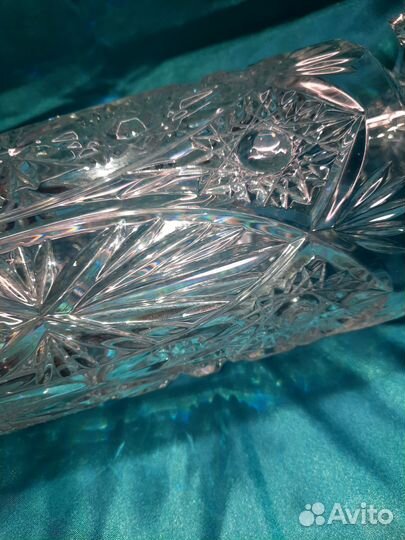 Большая хрустальная ваза СССР
