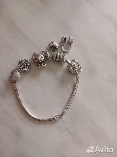 Серебряный браслет, pandora