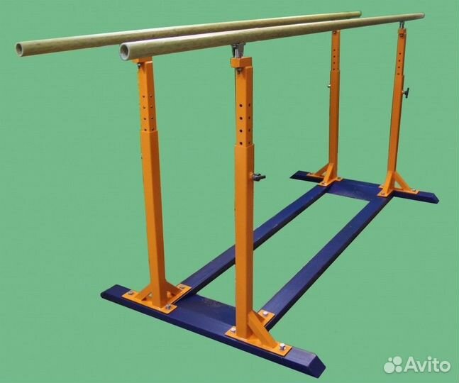 Брусья гимнастические мужские массовые (жерди стеклопластиковые) Pioner A12452