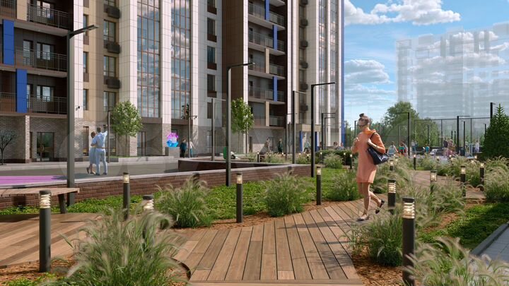 2-к. квартира, 44,5 м², 4/24 эт.