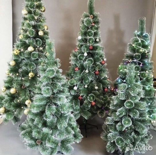 Новогодняя ёлка(ель) + гирлянда