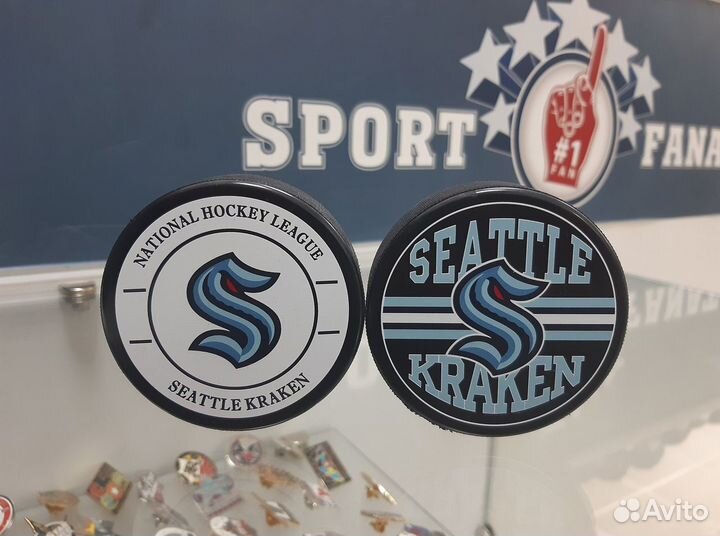 Шайбы хоккейные с командами нхл