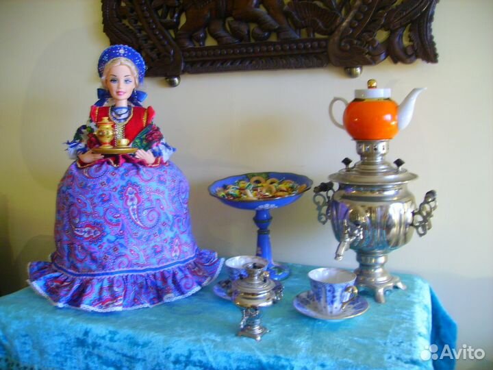 Барыня авторская кукла на чайник 501