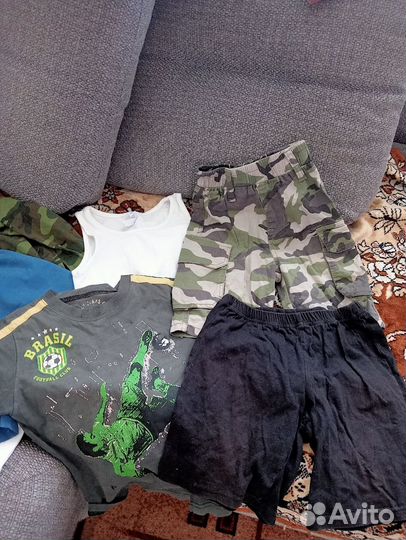 Вещи пакетом на мальчика 98 104