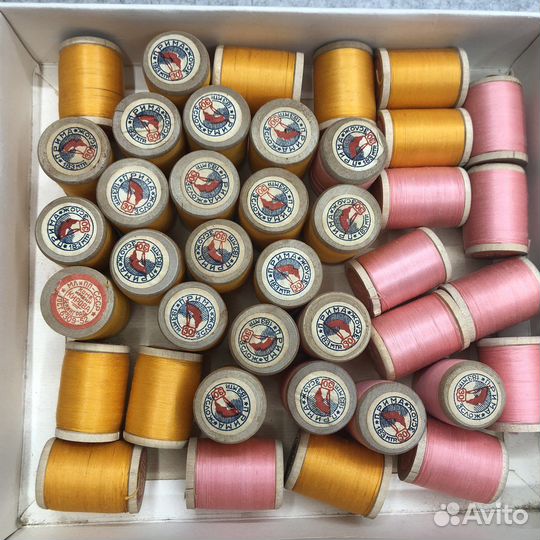 Старинные хлопковые нитки