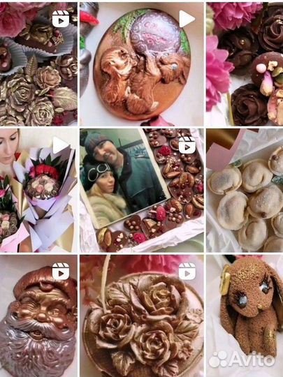 Шоколадные подарки, домашний зефир