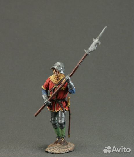 Оловянный солдатик 54 мм. Рыцарь. Средние века
