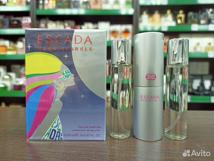 Сумочные женский Escada Moon Sparkle 3х20 мл