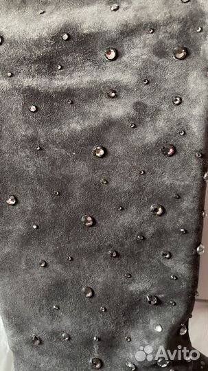 Nando muzi сапоги 36, со стразами swarovsky