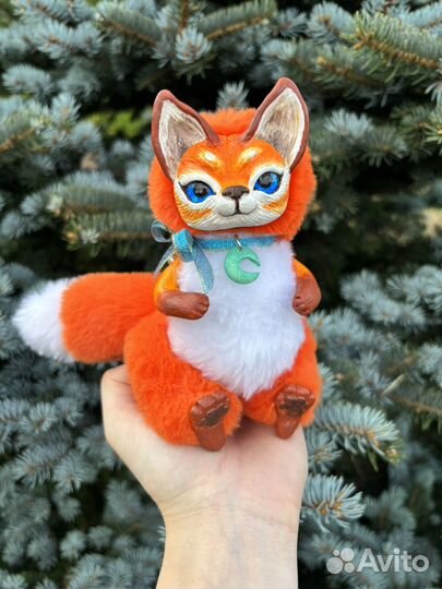 Игрушка ручной работы лиса