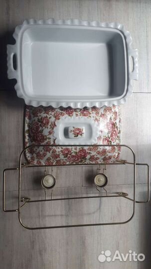 Мармит с подогревом от свечи