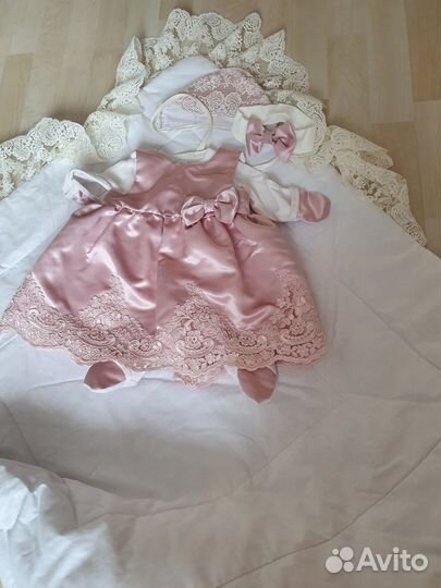 Комплект на выписку весна Luxury baby конверт