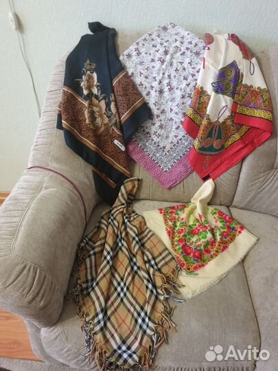Шарфы, платки и палантин