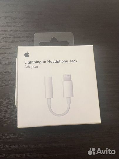 Переходник apple оригинал lighting- 3.5мм