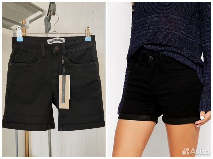 Новые шорты с отворотами Noisy May Petite (ASOS)