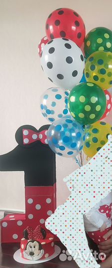 Цифра 1 на годик девочке