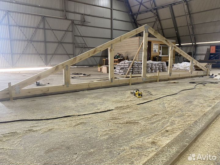 Деревянные кровельные фермы