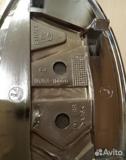 Значок KIA ceed 2010г. Размер 130*65мм